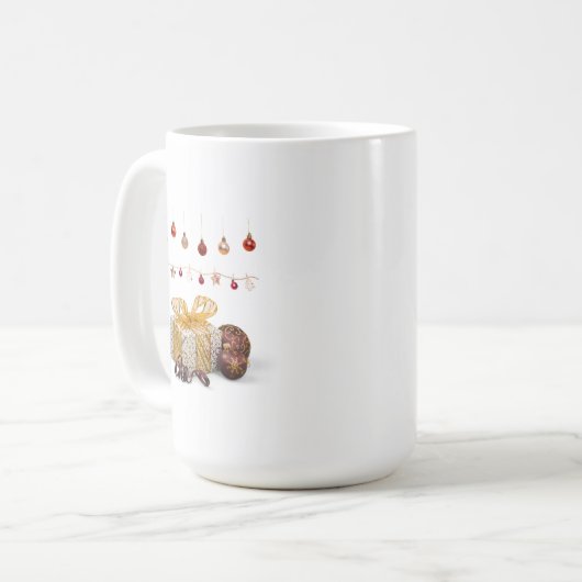 Gifts and Baubles Koffiemok (Voorkant links)