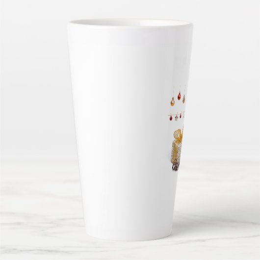 Gifts and Baubles Latte Mok (Voorkant)