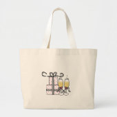 Gifts and Champagne Bag Grote Tote Bag (Voorkant)