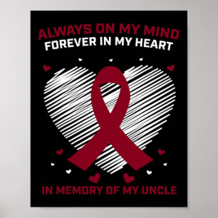 Gifts Bloedkanker Producten Uncle Multipel Myeloom Poster