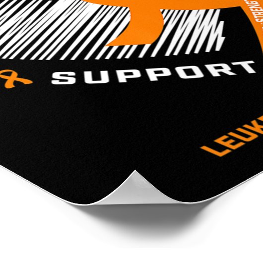 Gifts Boys Girls Leukemia Awareness Sister Leukem Poster (Hoek)