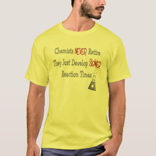Gifts chemist in ruste t-shirt