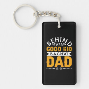 Gifts Dad   Achter goed Kind zit een geweldige vad Sleutelhanger