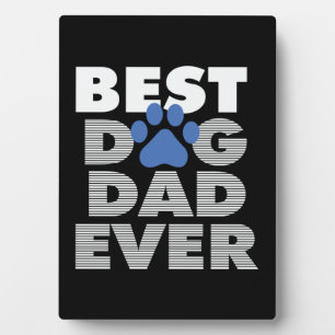 Gifts Dad Beste hond-pap ooit Fotoplaat