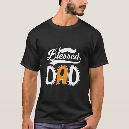 Gifts Dad | Blessed Dad T-shirt (Voorkant)