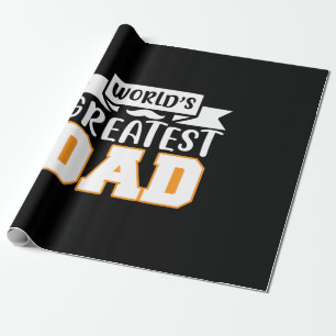 Gifts Dad De grootste vader ter wereld Cadeaupapier