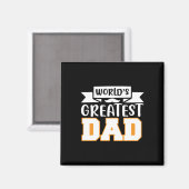 Gifts Dad | De grootste vader ter wereld Magneet (Voorkant / Achterkant)