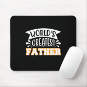 Gifts Dad | De grootste vader ter wereld Muismat (Met muis)