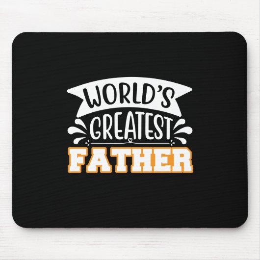 Gifts Dad | De grootste vader ter wereld Muismat (Voorkant)