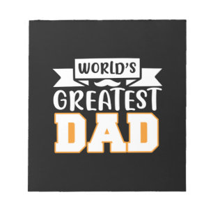 Gifts Dad De grootste vader ter wereld Notitieblok