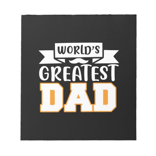 Gifts Dad | De grootste vader ter wereld Notitieblok (Voorkant)