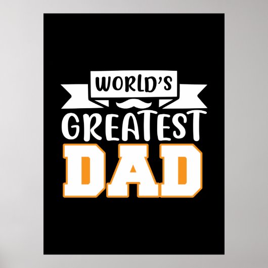 Gifts Dad | De grootste vader ter wereld Poster (Voorkant)