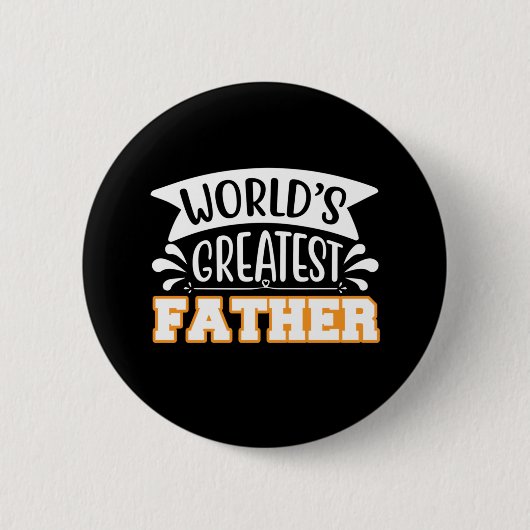 Gifts Dad | De grootste vader ter wereld Ronde Button 5,7 Cm (Voorkant)