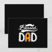 Gifts Dad | Gezegende vader Briefkaart (Voorkant / Achterkant)