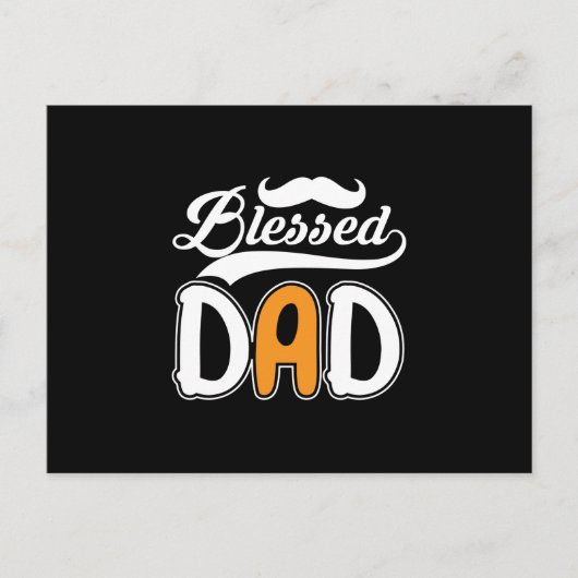 Gifts Dad | Gezegende vader Briefkaart (Voorkant)