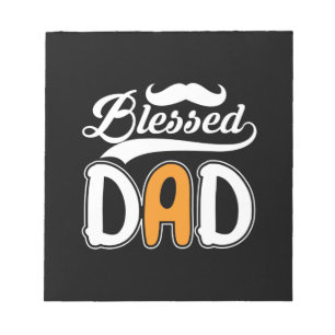 Gifts Dad Gezegende vader Notitieblok