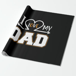 Gifts Dad Ik hou van mijn vader Cadeaupapier