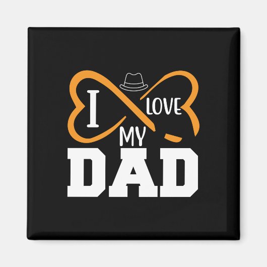 Gifts Dad | Ik hou van mijn vader Magneet (Voorkant)