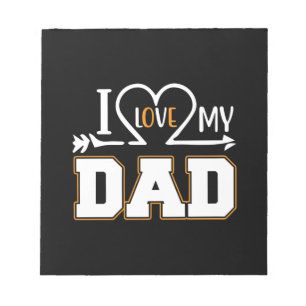 Gifts Dad   Ik hou van mijn vader Notitieblok
