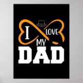 Gifts Dad | Ik hou van mijn vader Poster (Voorkant)