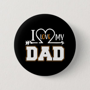 Gifts Dad Ik hou van mijn vader Ronde Button 5,7 Cm