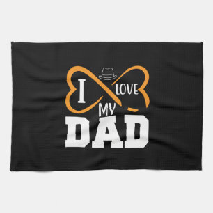 Gifts Dad Ik hou van mijn vader Theedoek