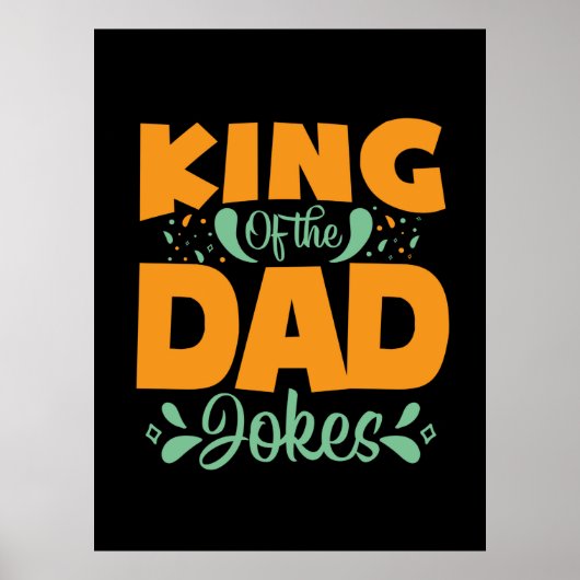Gifts Dad | Koning van de vader Poster (Voorkant)