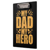 Gifts Dad | Mijn vader Mijn Hero Klembord (Links)