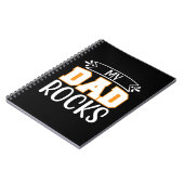 Gifts Dad | Mijn vader Rocks Notitieboek (Linkerzijde)