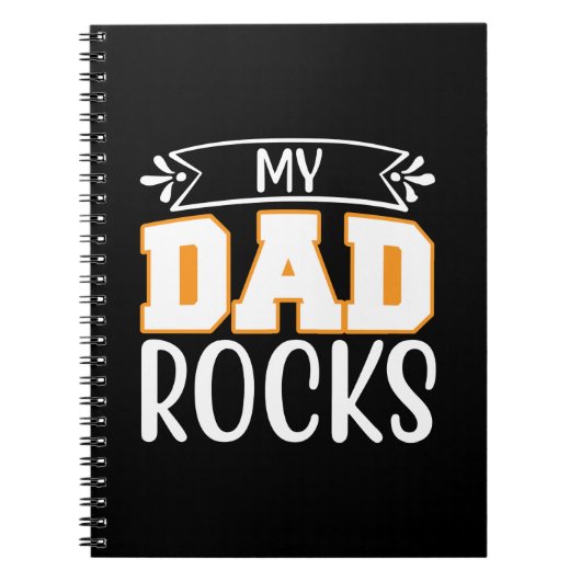 Gifts Dad | Mijn vader Rocks Notitieboek (Voorkant)