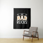 Gifts Dad | Mijn vader Rocks Wandkleed (In situ)