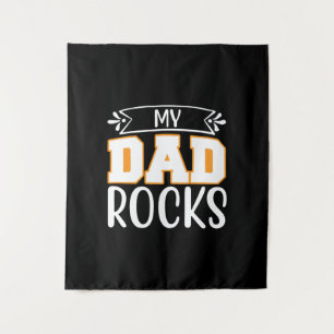 Gifts Dad Mijn vader Rocks Wandkleed