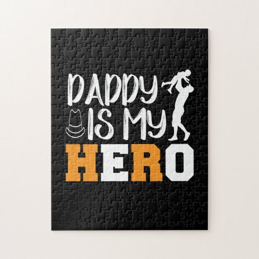 Gifts Dad | Papa is mijn Hero Legpuzzel (Verticaal)