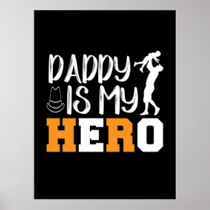 Gifts Dad   Papa is mijn Hero Poster