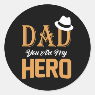Gifts Dad Papa Je bent mijn helo Ronde Sticker