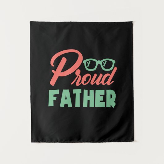 Gifts Dad | Proud Father Wandkleed (Voorkant)