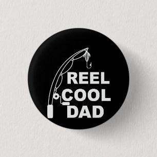 Gifts Dad Reel Cool Dad Ronde Button 3,2 Cm