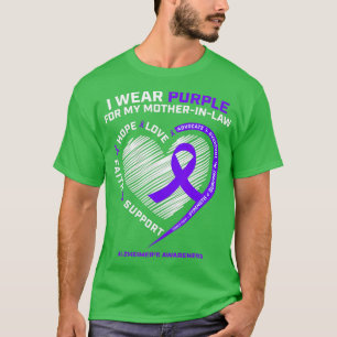 Gifts Dementia Moeder in Law Paarse Mam Alzheimer T-shirt