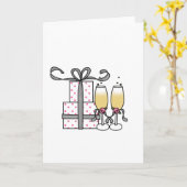 Gifts en Champagne Cards Kaart (Gele Bloem)