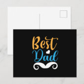 Gifts Father | Best Dad Briefkaart (Voorkant / Achterkant)