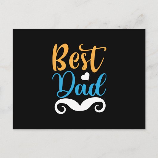 Gifts Father | Best Dad Briefkaart (Voorkant)