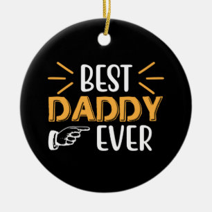 Gifts Father Beste papa ooit Keramisch Ornament