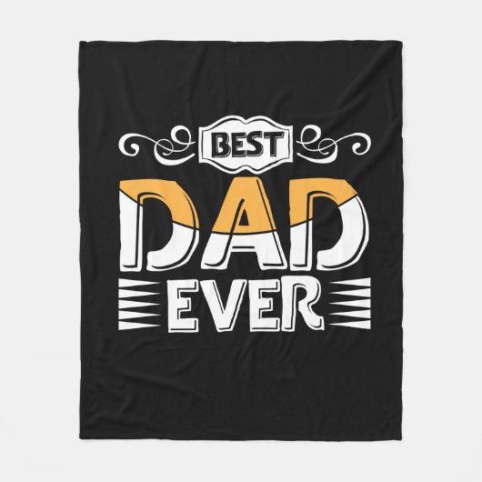 Gifts Father | Beste vader ooit Fleece Deken (Voorkant)