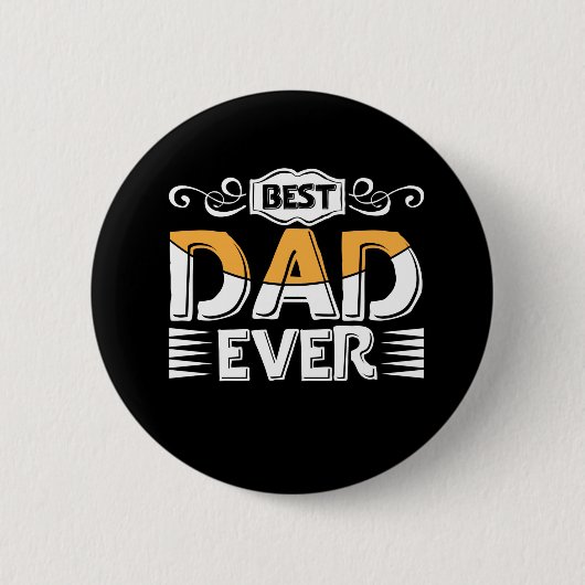 Gifts Father | Beste vader ooit Ronde Button 5,7 Cm (Voorkant)