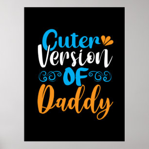 Gifts Father Keuterversie van papa Poster