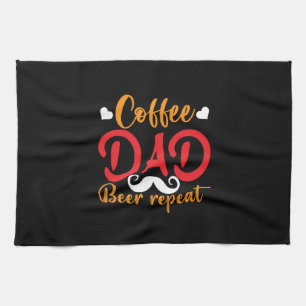 Gifts Father Koffie paps herhalen Theedoek