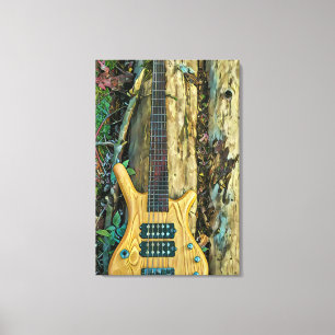 Gifts for a musician guitarist canvas afdruk