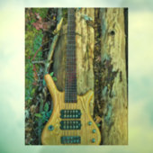 Gifts for a musician guitarist raamsticker (Vel 3)