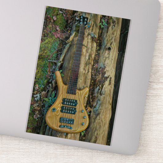 Gifts for a musician guitarist sticker (Detail)
