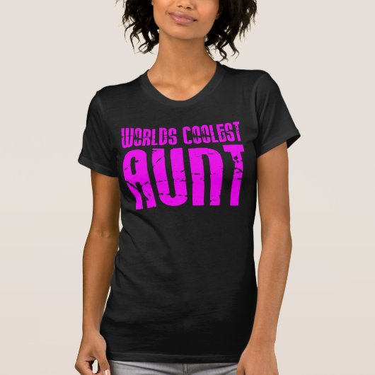 Gifts for Cool Aunts : Roze werelden de oudste tan T-shirt (Voorkant)